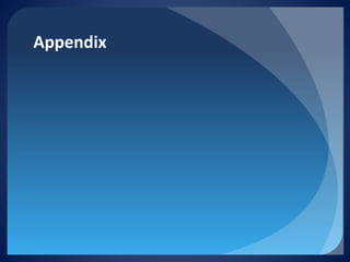 Appendix  