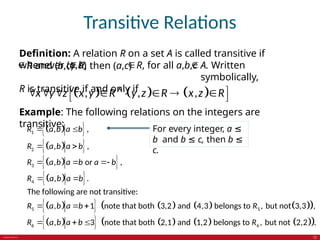 McGraw Hill Education: Chapter 9: Relations | PPTX