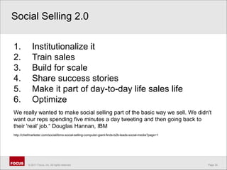 Webinar:  Transformation to Social Selling