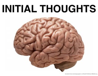 http://phenomena.nationalgeographic.com/ﬁles/2013/04/brain-990x622.png
INITIAL THOUGHTS
 