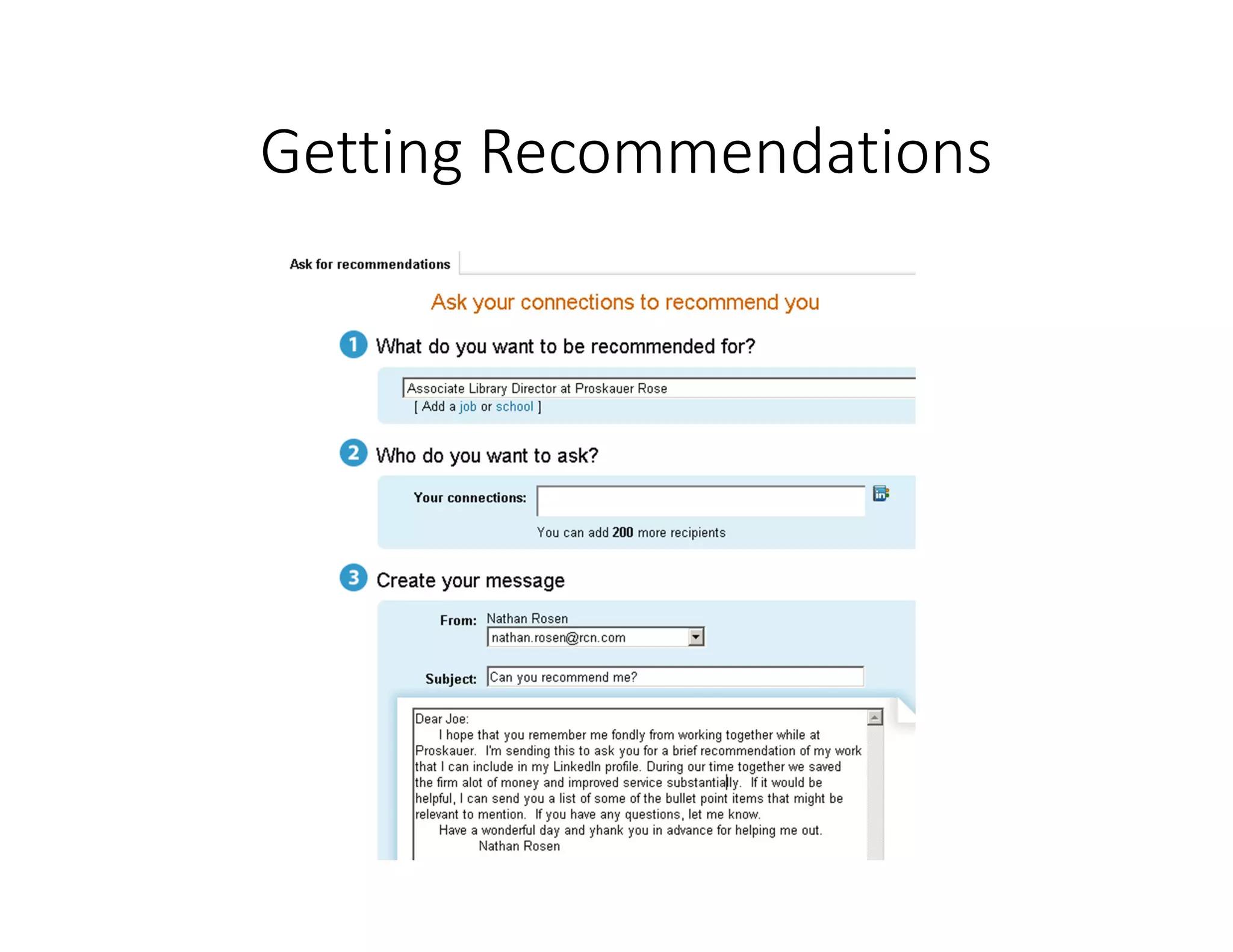 Getting Recommendations
 