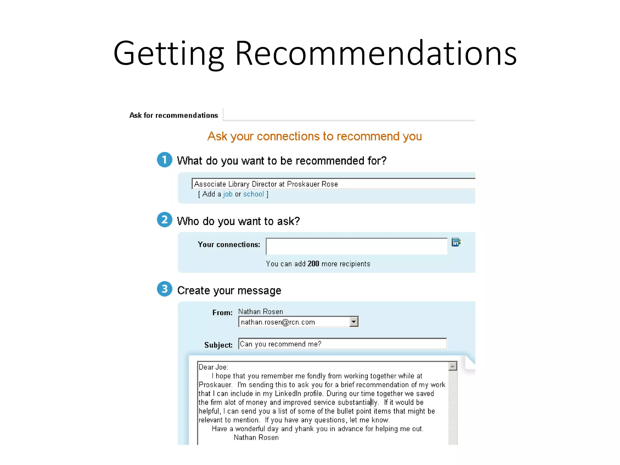 Getting Recommendations
 