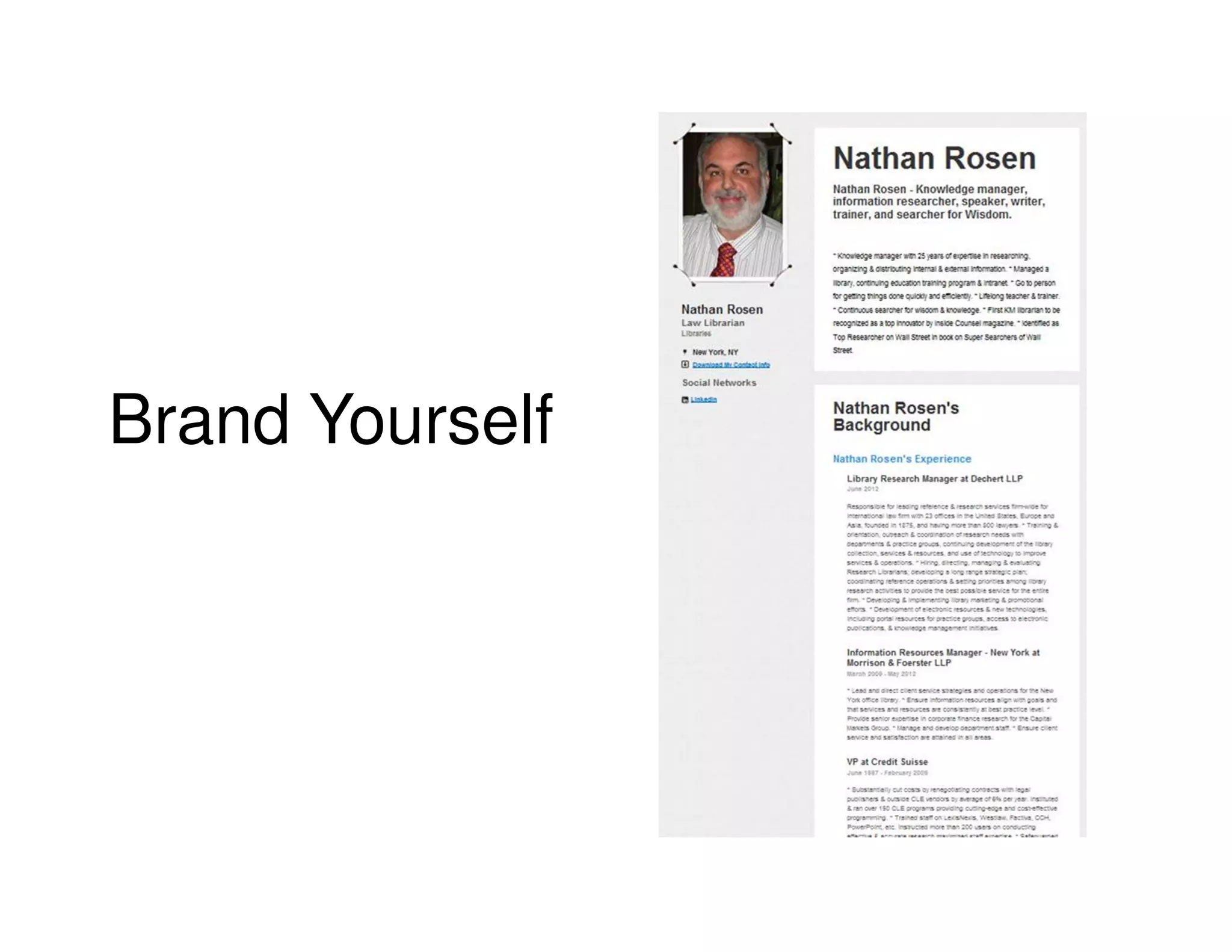 Brand Yourself
 