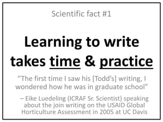 Rosenstock, Todd - Climate Food and Farming CLIFF Network annual workshop November 2017