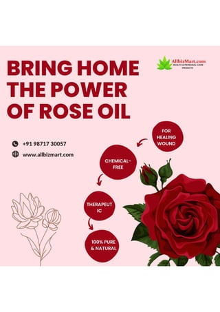 ROSE OIL....BRING HOME THE POWER OF ROSE OIL🌺🙂