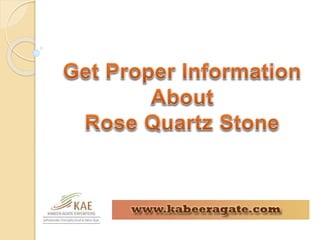 Rose Quartz Healing Crystal Meaning