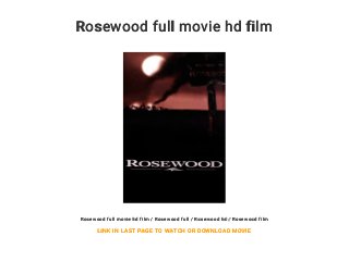 Rosewood full movie hd film
Rosewood full movie hd film / Rosewood full / Rosewood hd / Rosewood film
LINK IN LAST PAGE TO WATCH OR DOWNLOAD MOVIE
 