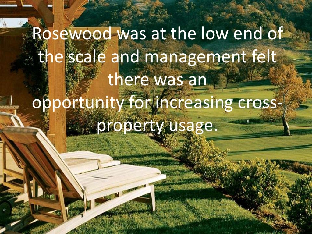 Expected value of total increase in rosewood cash flow (profit) from new brand strategy (npv) image