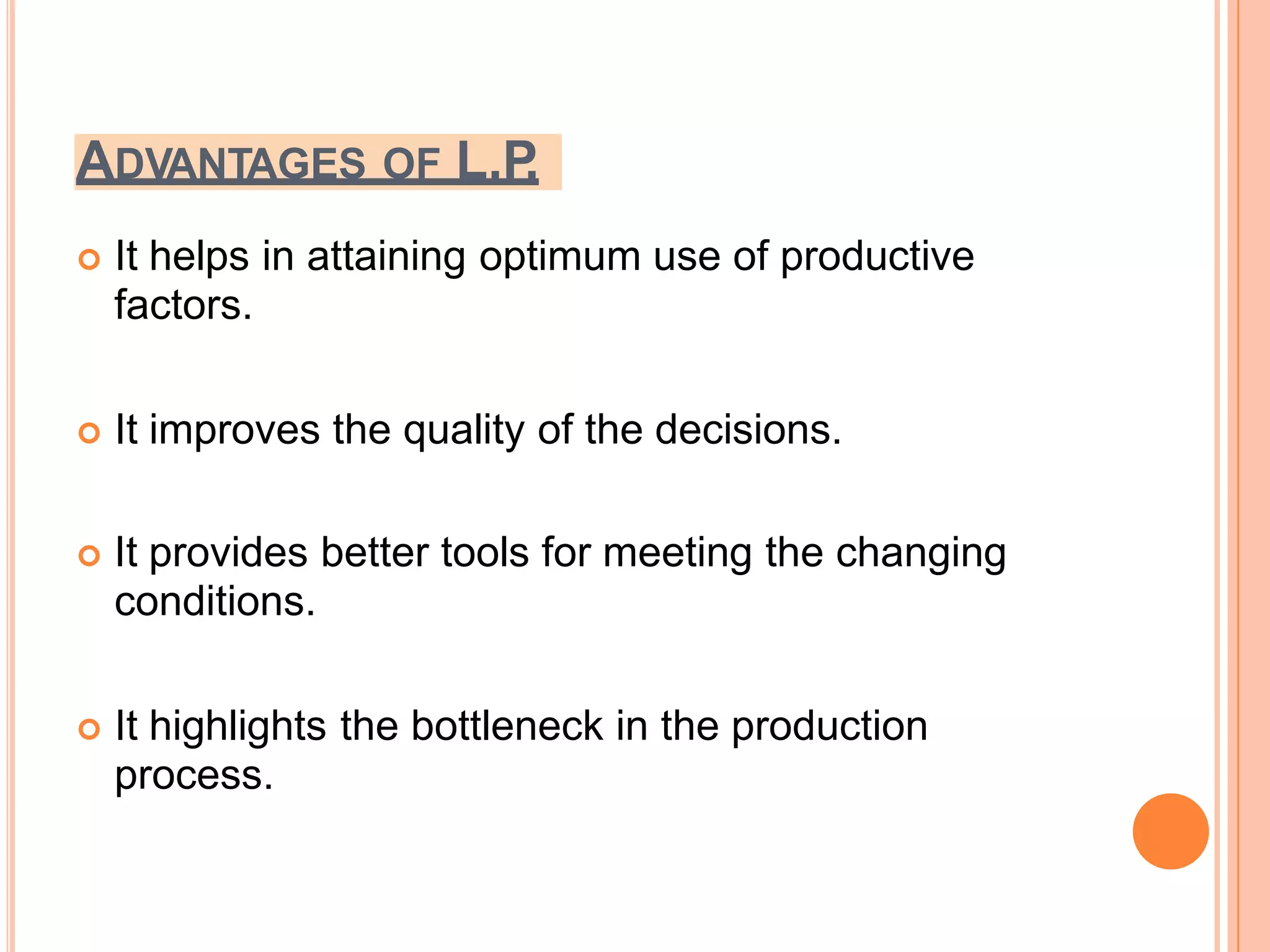 LINEAR PROGRAMMING | PPT