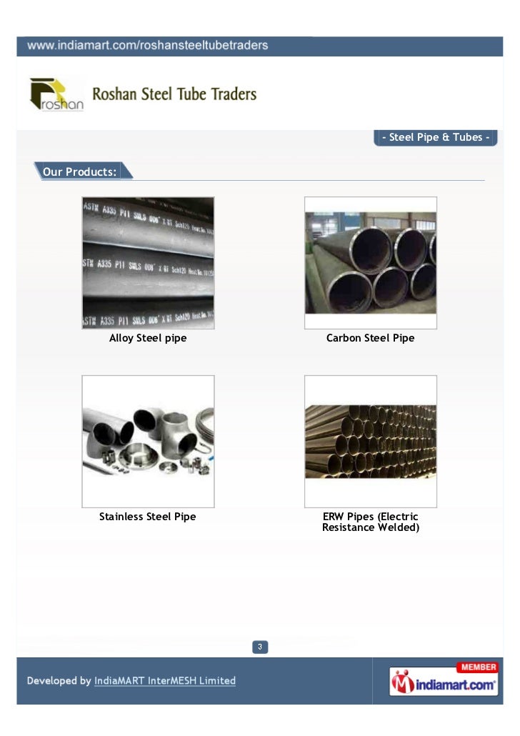 Roshan Steel Tube Traders, Navi Mumbai, Steel Pipe & Tubes