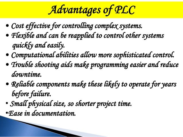 Advantages Of Plc