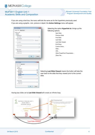 Creating an eportfolio using Microsoft Powerpoint - Rosie Mackay | PDF
