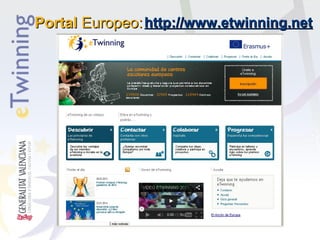 Portal Europeo: http://www.etwinning.net

 