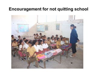 Encouragement for not quitting school