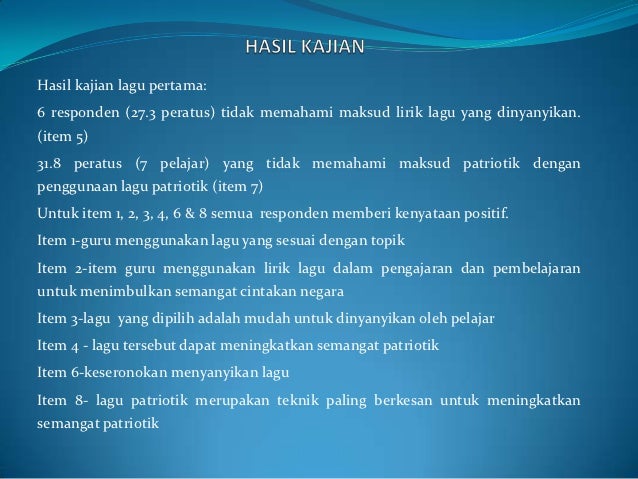 Rosnira k. PENGGUNAAN LAGU DALAM MENERAPKAN UNSUR 