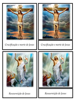 Crucificação e morte de Jesus
Ressurreição de JesusRessurreição de Jesus
Crucificação e morte de Jesus
 