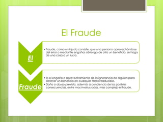 Estafar La Estafa | PPTX