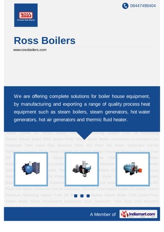 Ross Boilers, Pune, Industrial Heating Equipment