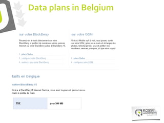 Data plans in Belgium
 