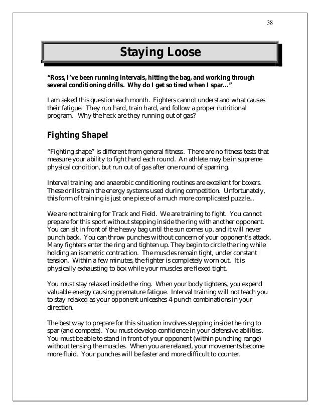 ross enamait boxing newsletter archive proper punching form