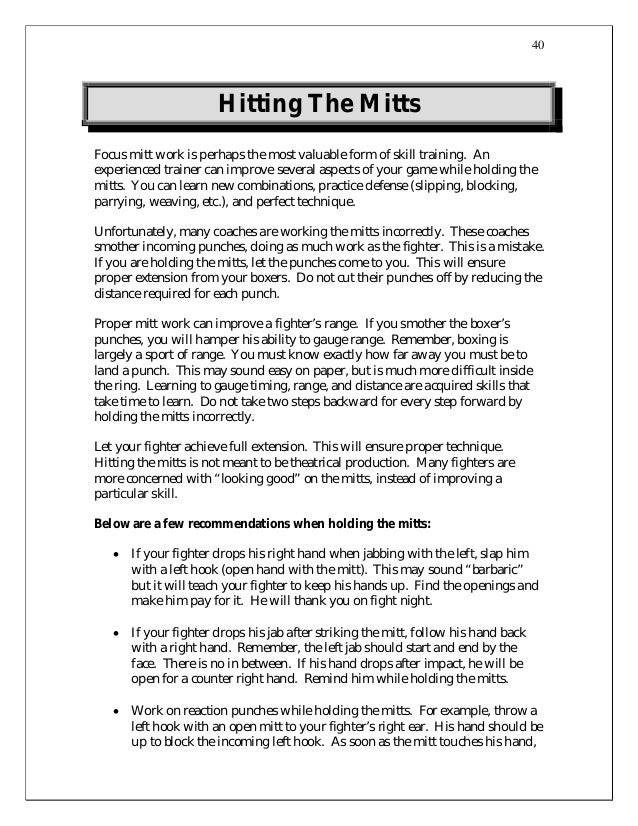 ross enamait boxing newsletter archive proper punching form