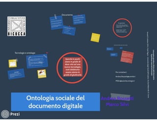 Rossetti-Silvi, Ontologia sociale del documento giuridico