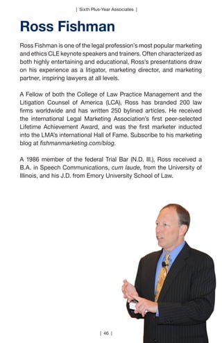 Ross Fishman's “The Ultimate Law Firm Associate’s Marketing Checklist ...