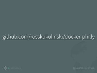 ©2016 NodeSource @RossKukulinski
github.com/rosskukulinski/docker-philly
19
 