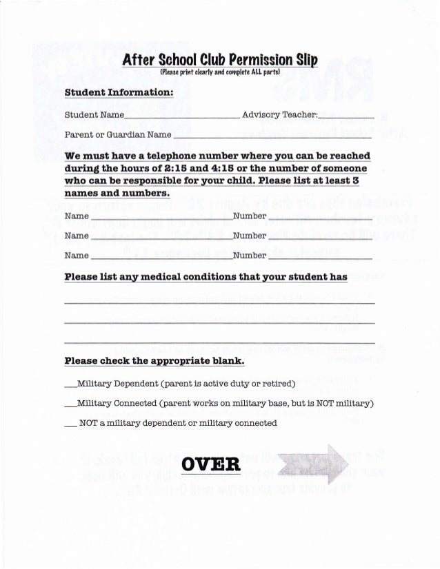 school permission slips rome fontanacountryinn com permision slips