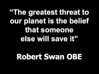 WE HAVE SHOWN WE CAN MAKE A DIFFERENCETHE OZONE HOLE HAS STABILISED