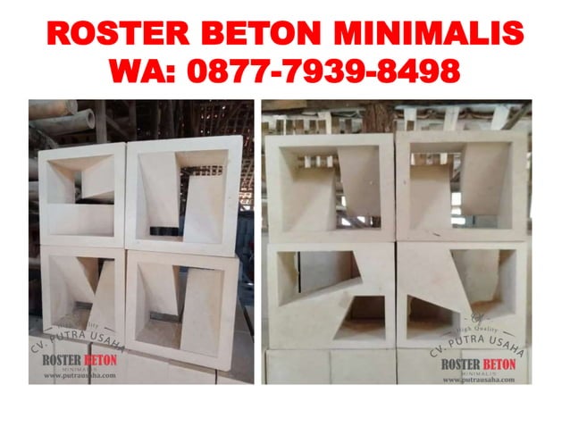 Roster putih roster beton minimalis di majalengka 087779398498 cv.putra ...