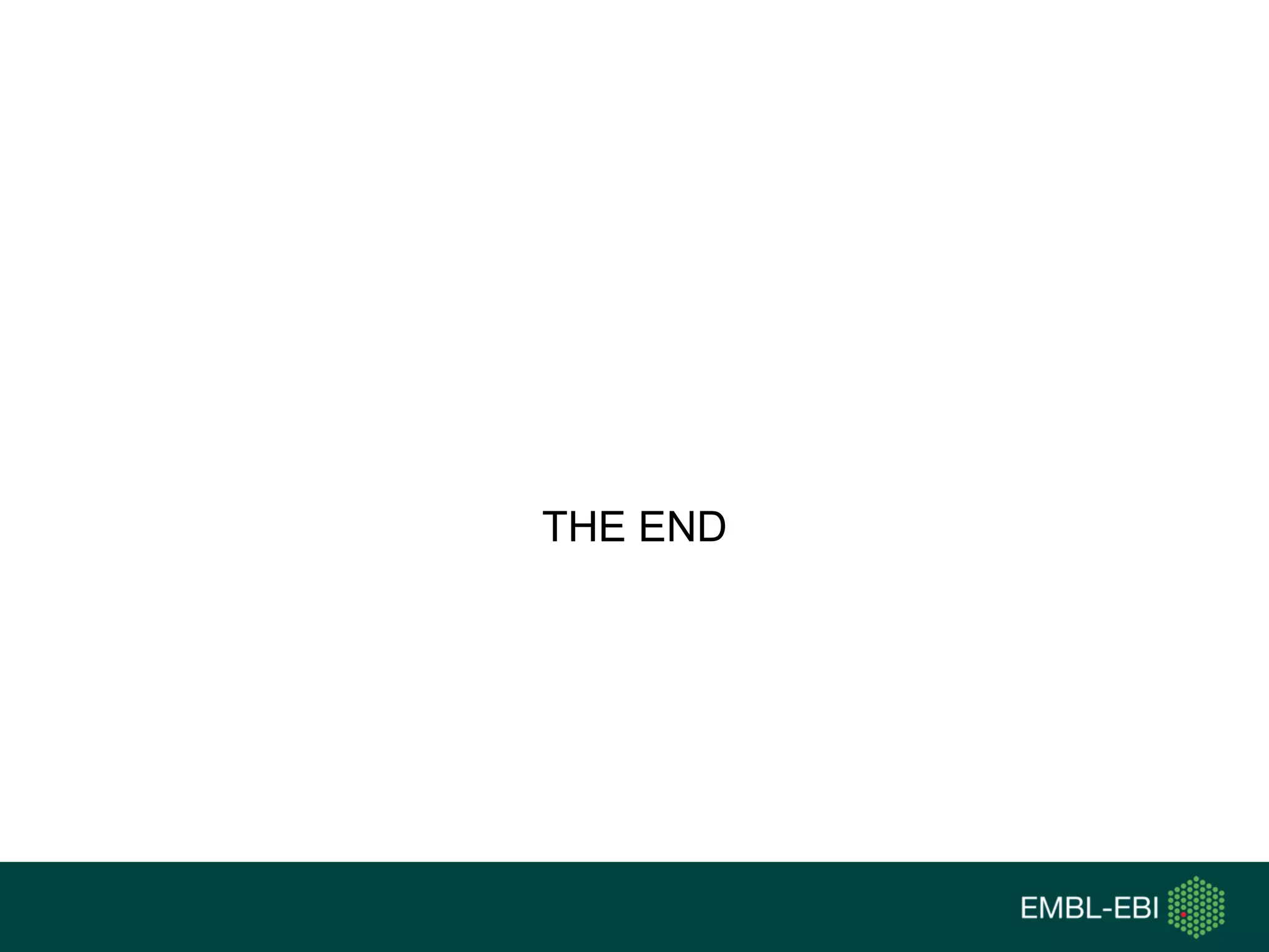 THE END
 