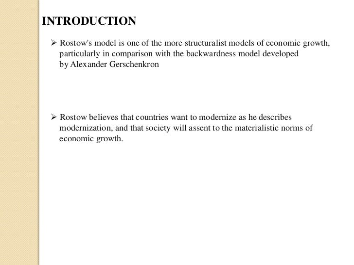 rostow model