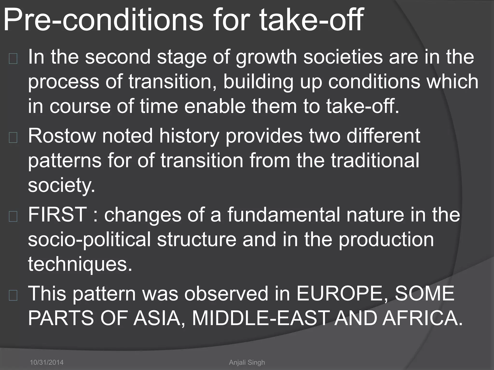 Rostows stages | PPTX
