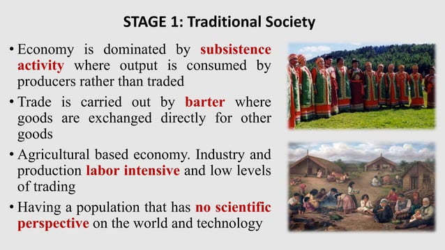 Rostow's stages of growth | PPTX