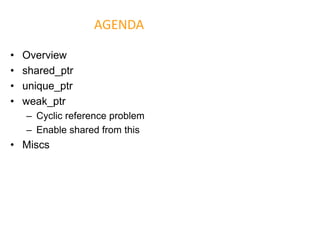 C++11 smart pointer | PDF