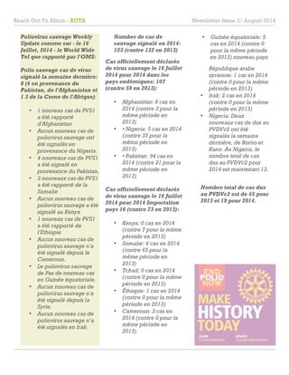 Rota newsletter- august 2014 | PDF