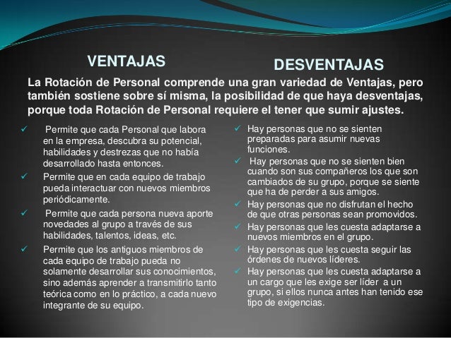 Rotacion de personal