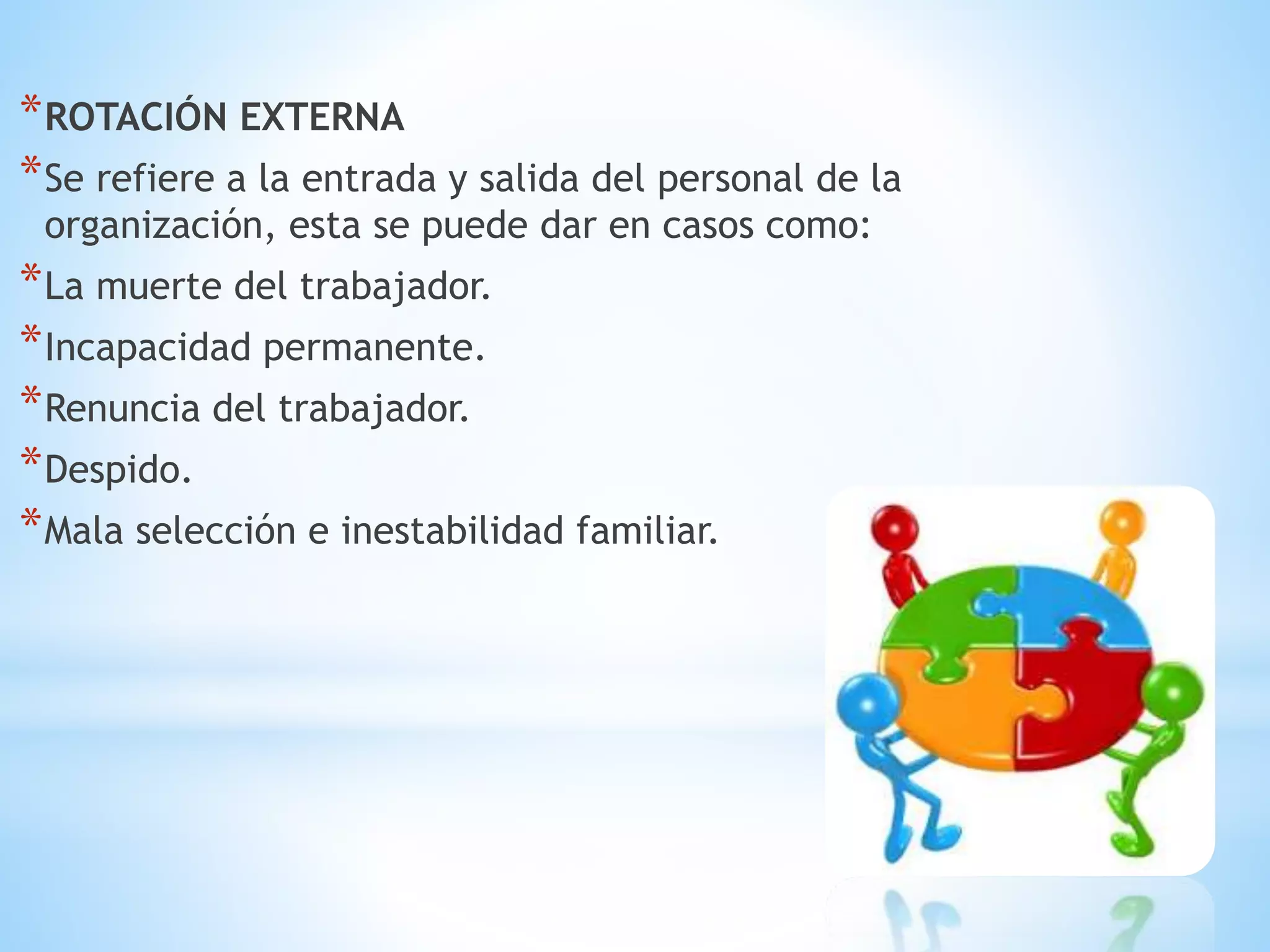 Personel Rotation Rotacion de personal | PPTX