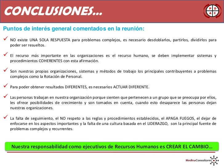 Rotacion De Personal Conclusiones