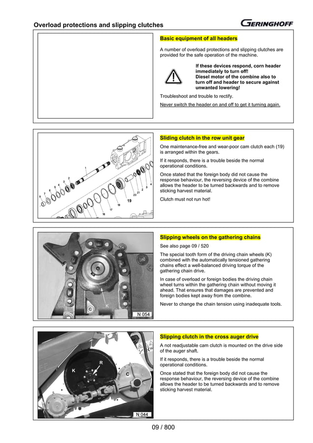 Geringhoff operating instructions Rota disc 2003 PDF