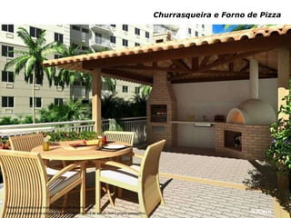 Churrasqueira e Forno de Pizza




Perspectiva artística que mostra a vegetação de porte adulto.
O porte de vegetação na entrega do empreendimento será de acordo com o projeto paisagístico.
 