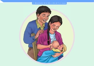 4. Alimentación de la niña o niño de 0 a 6 meses
 