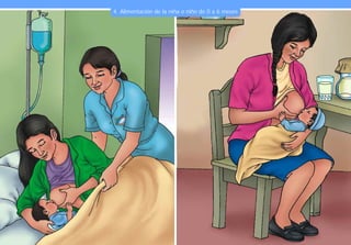 4. Alimentación de la niña o niño de 0 a 6 meses
 