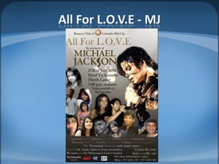 All For L.O.V.E - MJ
 