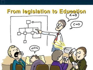 From legislation to Education 