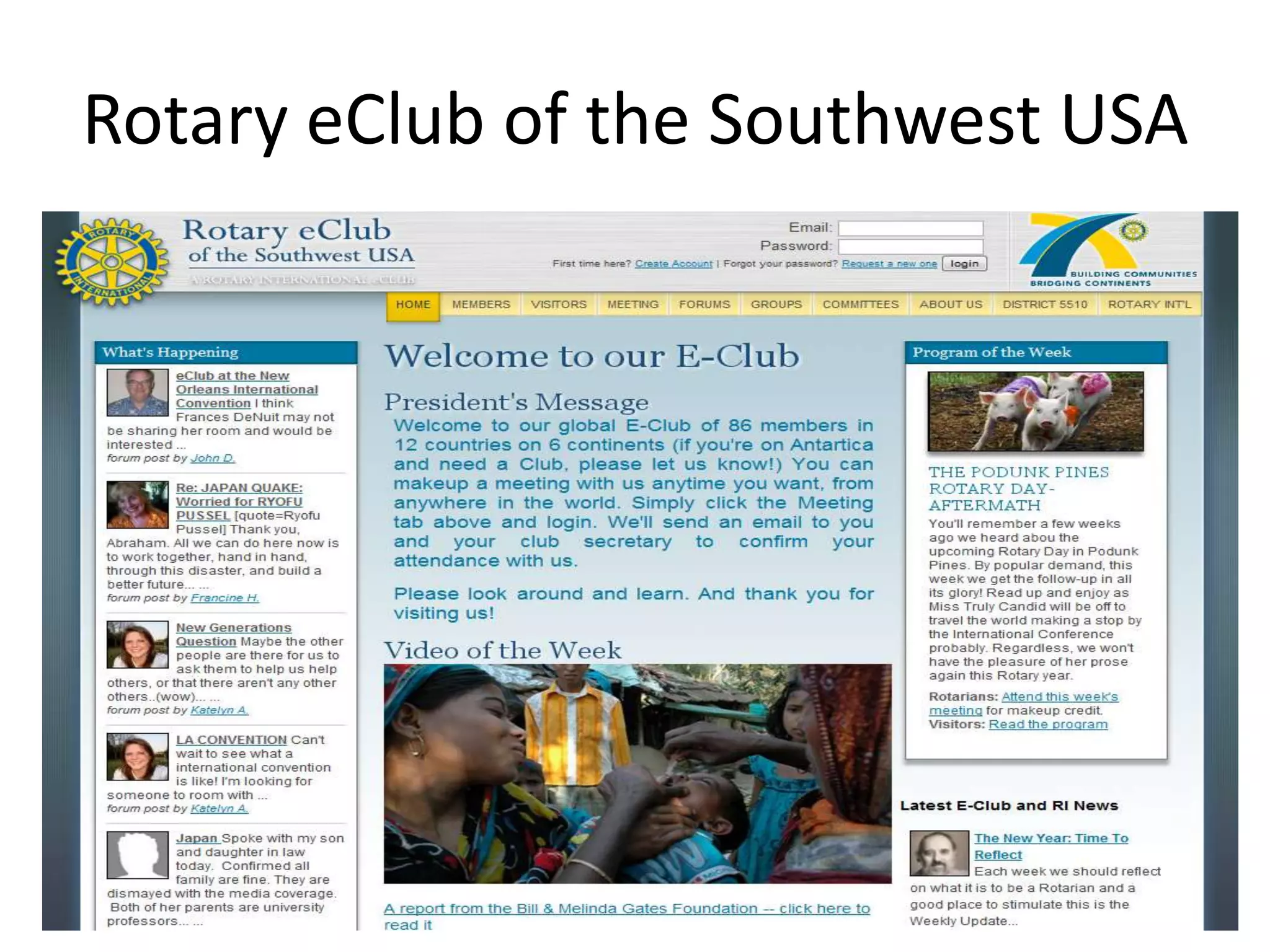 Rotary eClub of the Southwest USA