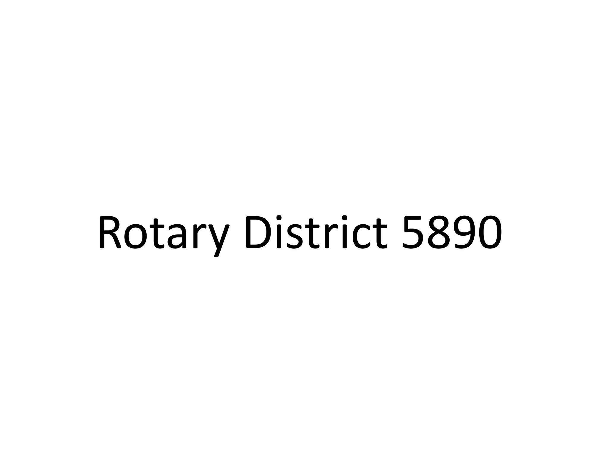 Rotary District 5890