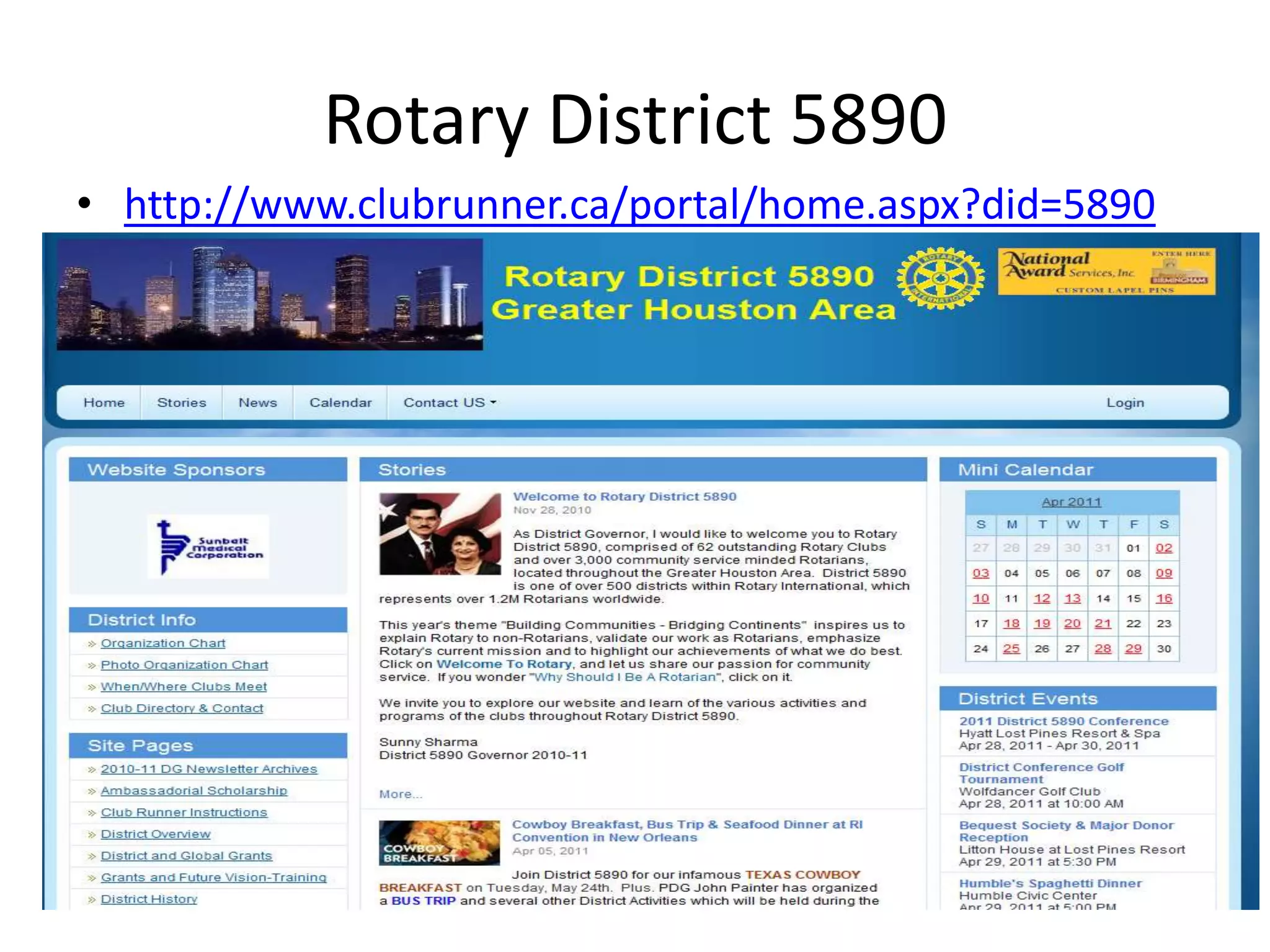 Rotary District 5890http://www.clubrunner.ca/portal/home.aspx?did=5890