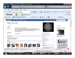 Rotarians On Social Networks 062509